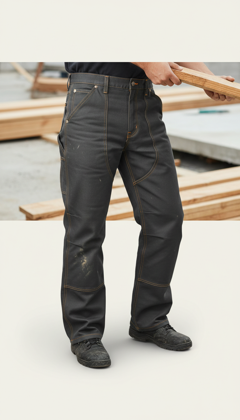 pantalon de travail à renforts genoux