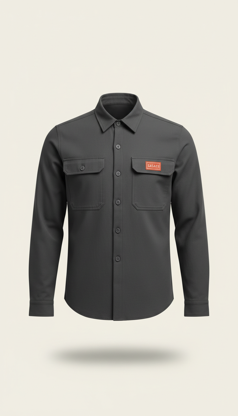 surchemise utilitaire patch brodé